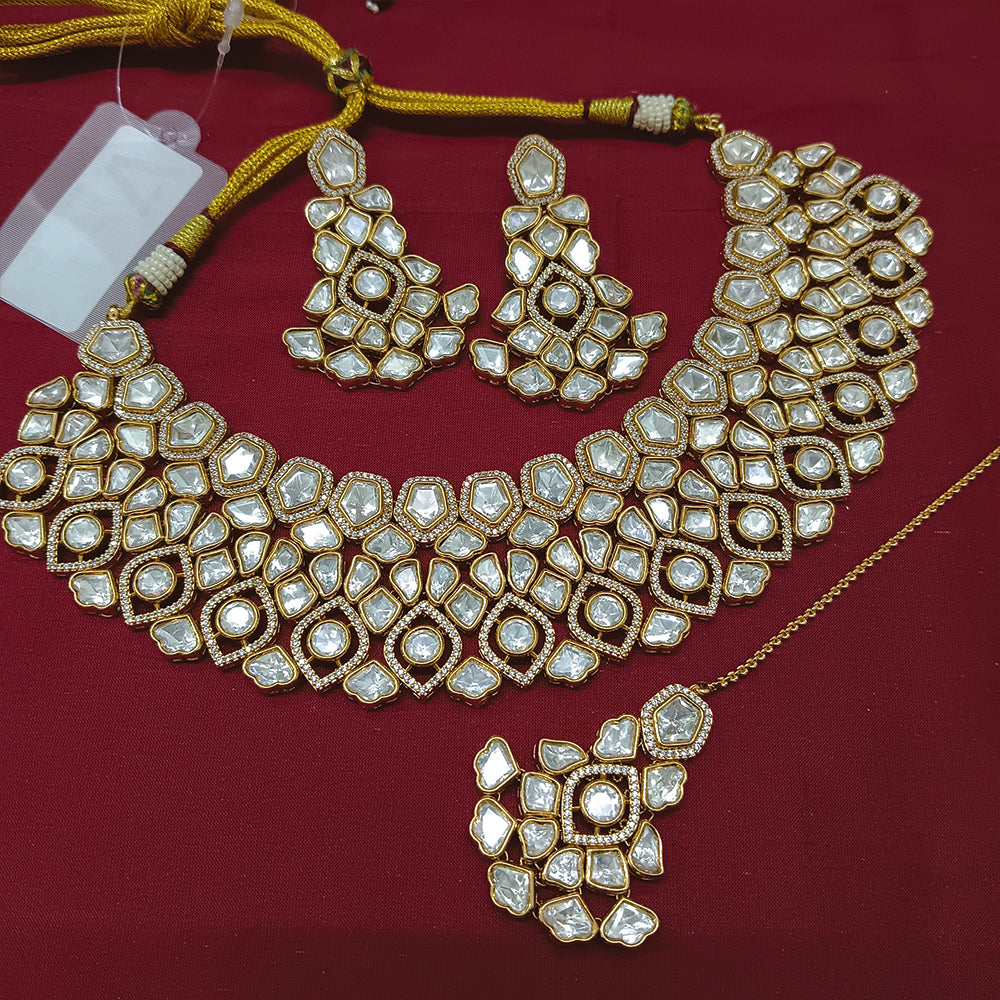 Arham Artisan Shine  Designer Polki Kundan Set of Pure Class