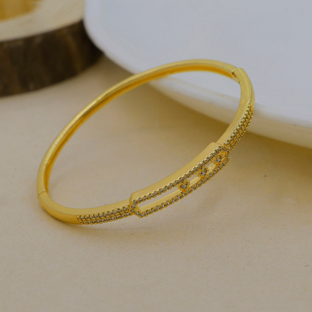 Mahavir Stylish Austrian Stone Openable Bracelet for Party Wear 