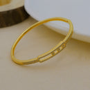 Mahavir Stylish Austrian Stone Openable Bracelet for Party Wear 