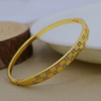 Mahavir Stylish Austrian Stone Openable Bracelet for Party Wear 
