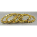 Amity Arts Gold Plated Bangles Set (4 Piece Only)