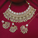 Arham Designer Polki Kundan Necklace Set with Premium Glamorous Finish