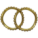 Amity Arts Mehndi Plated  Bangle  (2 Piece)