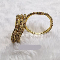 Amity Arts Designer Beaded Bangles Set 