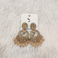 Dhwani Gold Plated Austrian Stone Beads Dangler Earrings
