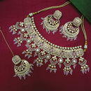 Arham Designer Polki Kundan Necklace Set with Premium Glamorous Finish