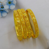 Mahavir Dye Gold Plated Designer Bangles Set  (Pack of 12)