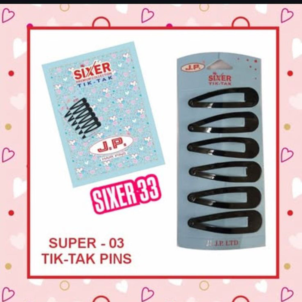 JP Hair Pins Tic Tac Hair Clips Korea Hair Accessories for Girls & Women