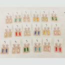 Dhwani Gold Plated Crystal Stone And Austrian Stone Dangler Earrings