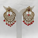 Param Jewel Glam Gold Plated Crystal Stone And Beads Dangler Earrings (Assorted Color)
