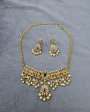 LAFZ Ethnic Multi-Stone Statement Choker Set