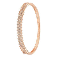 Etnico Stylish Cubic Zirconia American Diamond Adjustable Bracelet For Women