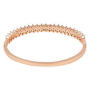 Etnico Stylish Cubic Zirconia American Diamond Adjustable Bracelet For Women