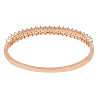 Etnico Stylish Cubic Zirconia American Diamond Adjustable Bracelet For Women