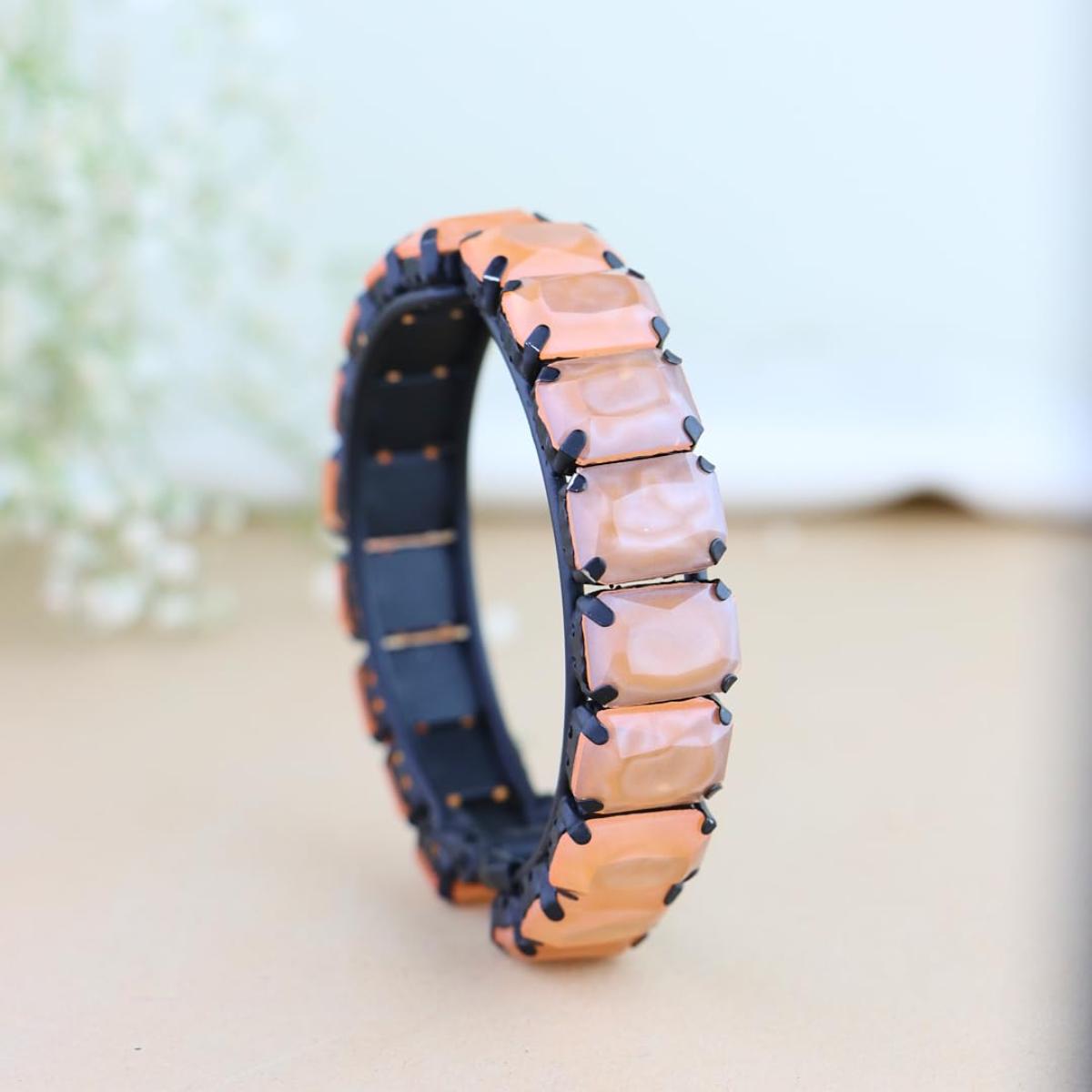 Etnico Adjustable Stylish Beads Fashionable Bracelet/Kada For Women & Girls