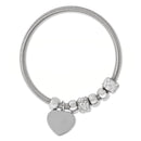 Etnico Silver Plated Charm Design Bracelet with Crystals for Women