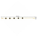 Etnico Gold Plated Fashion Stylish Clover Bracelet for Women