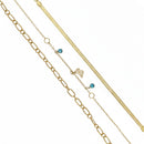 Etnico Fashion Latest Stylish Charm Pack of 3 Bracelets for Women