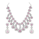 Exotica Collection American Diamond CZ Necklace Set
