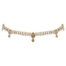 Etnico Gold Plated Traditional Ethnic Kundan & Stone Adjustable Kamarband/Belly Chain/Kandora/Waist Belt For Women (B054FL)