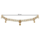 Etnico Gold Plated Traditional Ethnic Kundan & Stone Adjustable Kamarband/Belly Chain/Kandora/Waist Belt For Women (B054FL)