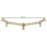 Etnico Gold Plated Traditional Ethnic Kundan & Stone Adjustable Kamarband/Belly Chain/Kandora/Waist Belt For Women (B054FL)