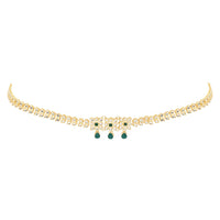 Etnico Gold Plated Traditional Kundan Adjustable Waist Chain/Belly Chain/Kamarband For Women