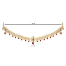 Etnico Gold Plated Traditional Kundan Adjustable Waist Chain/Belly Chain/Kamarband For Women