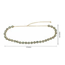 Etnico Gold Plated Traditional Ethnic Kundan And Stone Studded Adjustable Kamarband/Belly Chain/Kandora/Waist Belt For Women