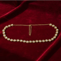 Etnico Gold Plated Traditional Ethnic Kundan And Stone Studded Adjustable Kamarband/Belly Chain/Kandora/Waist Belt For Women