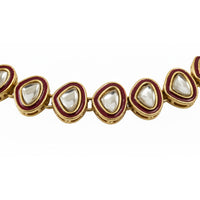 Etnico Gold Plated Traditional Ethnic Kundan And Stone Studded Adjustable Kamarband/Belly Chain/Kandora/Waist Belt For Women