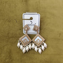 Dhwani Trendy Crystal Stone And Beads Dangler Earrings