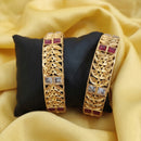 Js Fashion  Antique Design Party wear Beautiful Rajwadi Polish Bangle Set of 2