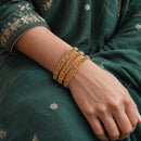 Js Fashion  Antique Gold Bangles Set Traditional Designer Style
