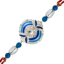 Darshana Jewels Silver Plated Austrian Stone Rakhi