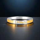 Mahi Stylish Golden & Silver Kada Mahadev Engraved Religious Elegant Kada Bracelet for Men (BR1101094M)