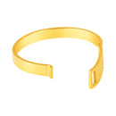 Mahi Gold Plated Om Bracelet Kada Spiritual Jewellery for Men (BR1101095G)