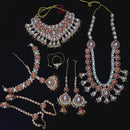 Knigght angel  Gold Plated Kundan Stone And Meenakari Bridal Set