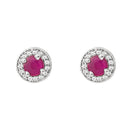 Etnico Latest Stylish Silver Plated CZ American Diamond Teardrop Pendant Set For Women