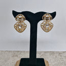 Chiccharm Jewellery Classic Polki Kundan Stone Hanging Earrings