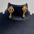 Chiccharm Jewellery Brass And Copper Rajwadi Necklace Set