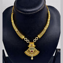 Chiccharm Jewellery Brass And Copper Rajwadi Necklace Set