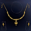Chiccharm Jewellery Brass And Copper Rajwadi Necklace Set