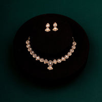 Chiccharm Jewellery Sparkling Austrian Stone Designer Necklace Set