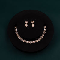 Chiccharm Jewellery Sparkling Austrian Stone Designer Necklace Set