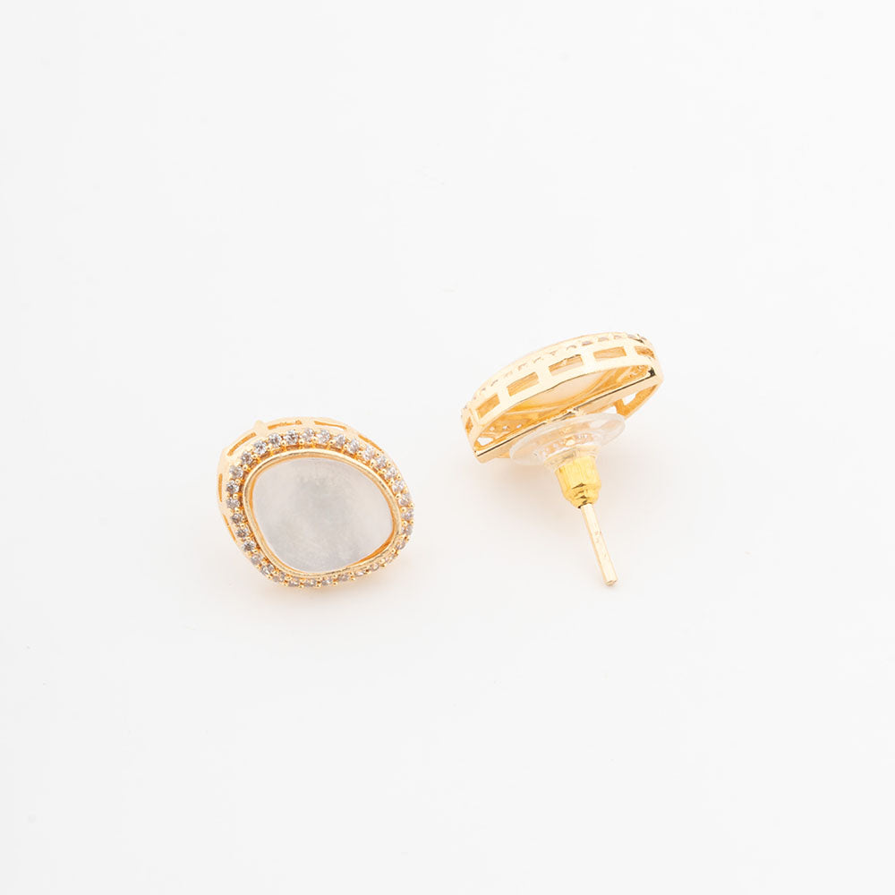 ChicCharm Jewellery Brass Gold Plated Austrian Stone Pendant Set