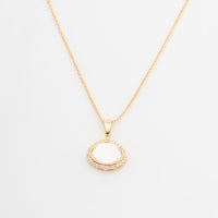 ChicCharm Jewellery Brass Gold Plated Austrian Stone Pendant Set