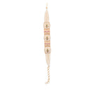 ChicCharm Jewellery Brass Gold Plated Uncut Polki Kundan Stone Pearls Bracelet