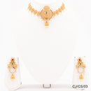 Chiccharm Jewellery Brass and Copper Rajwadi Choker Set