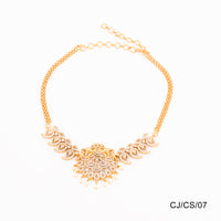 Chiccharm Jewellery Brass and Copper Rajwadi Choker Set